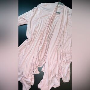 Bloom Waterfall open front Bamboo Rayon Blend Cardigan Size Large EUC